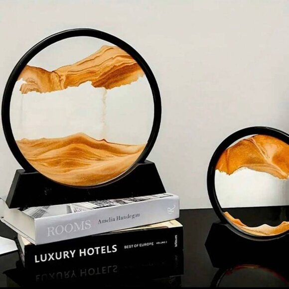 3D Sandscape Moving-Sand Frame, Art Sand Painting Glass in Display - Picture 5 of 5